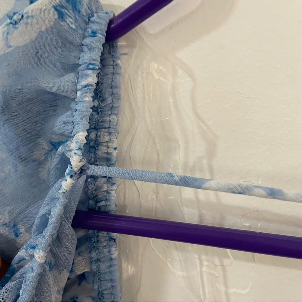 Altar’d State Blue Ruffle Dress - Picture 3 of 7